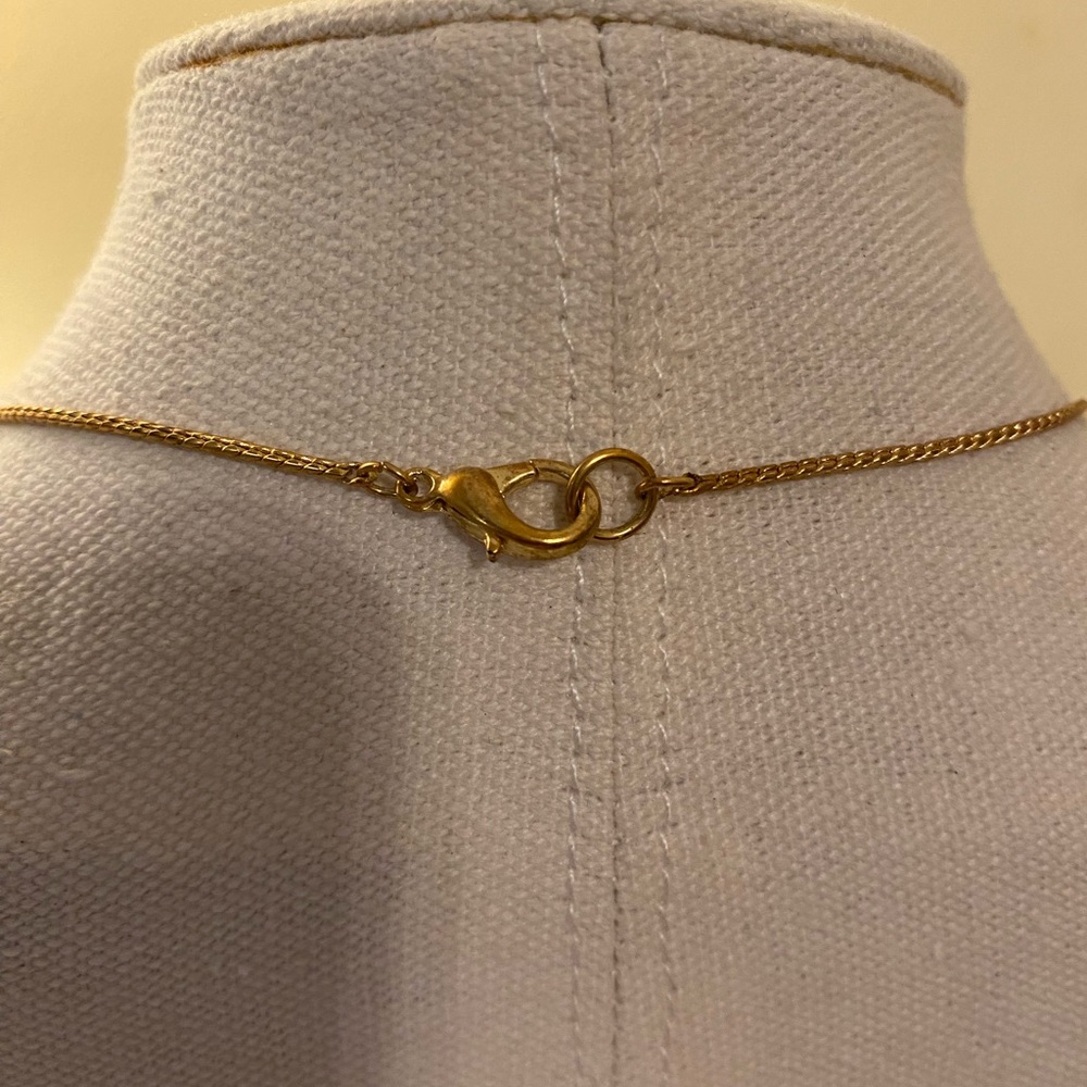 Gold and Pearl Beaded Statement Necklace - Women Jewelry - Picture 7 of 7